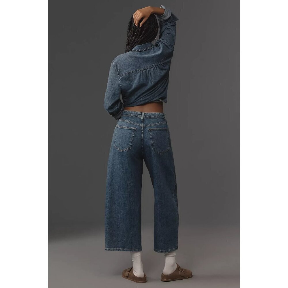 The Kenna Mid-Rise Heritage Barrel Jeans by Pilcro 27 - Picture 3 of 4
